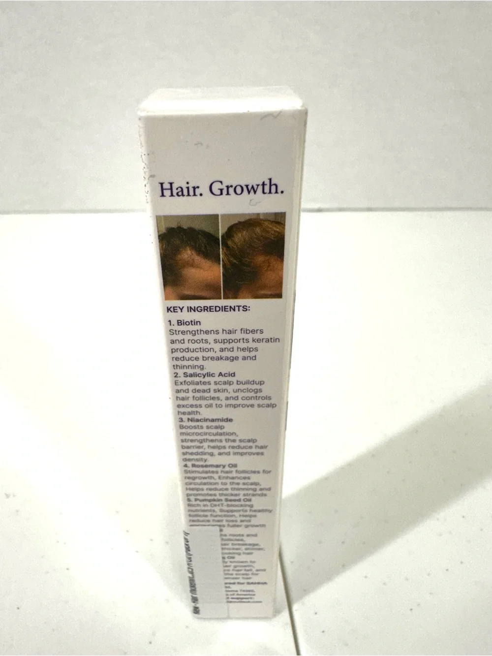 Hair. Growth. Scalp Revitalizing Serum – Purple & White Packaging